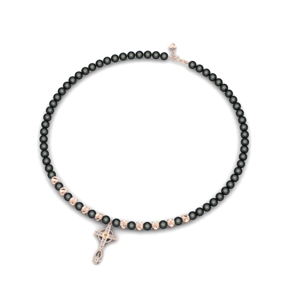 Brauner Diamant Damen halskette Aramea