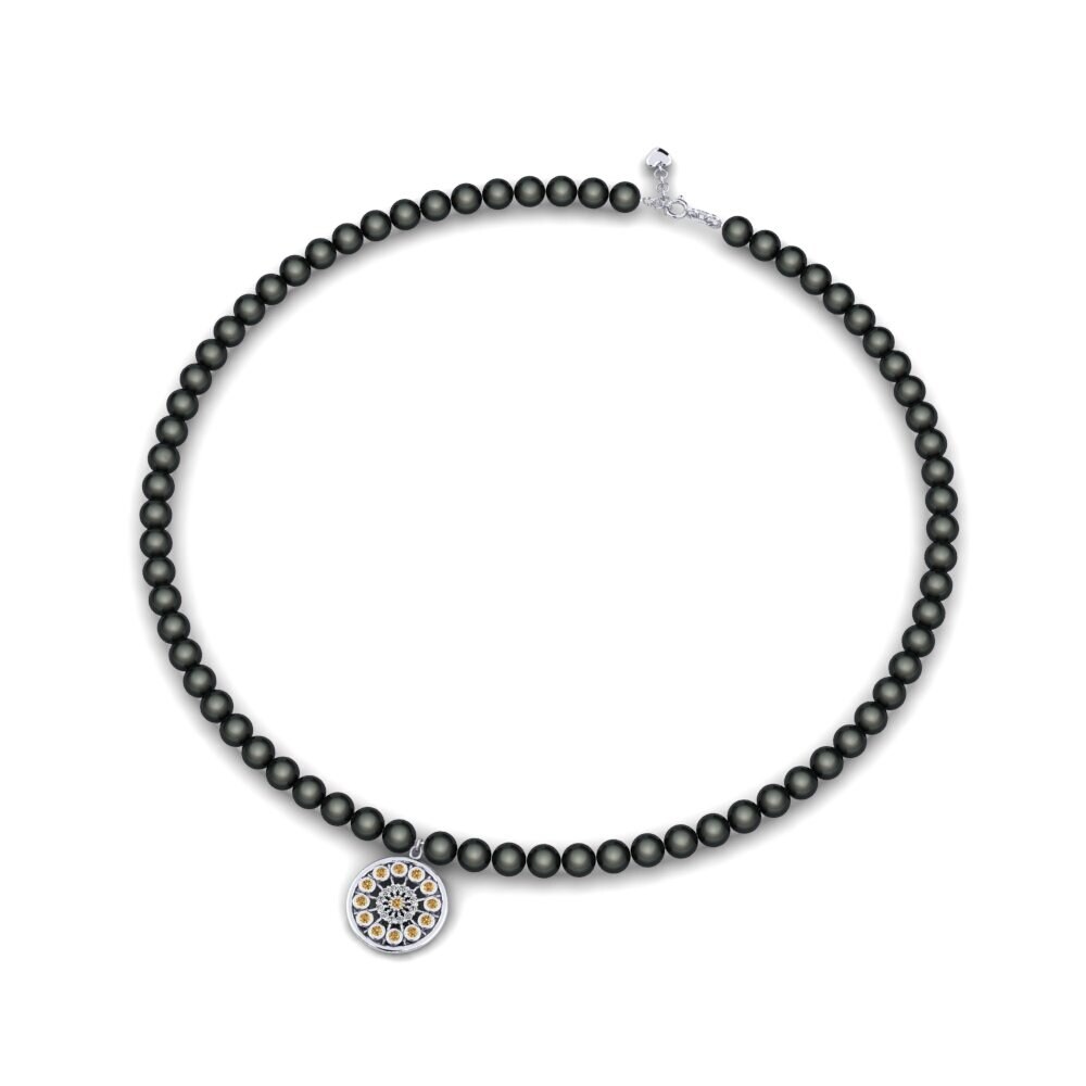 Brauner Diamant Damen halskette Arcum