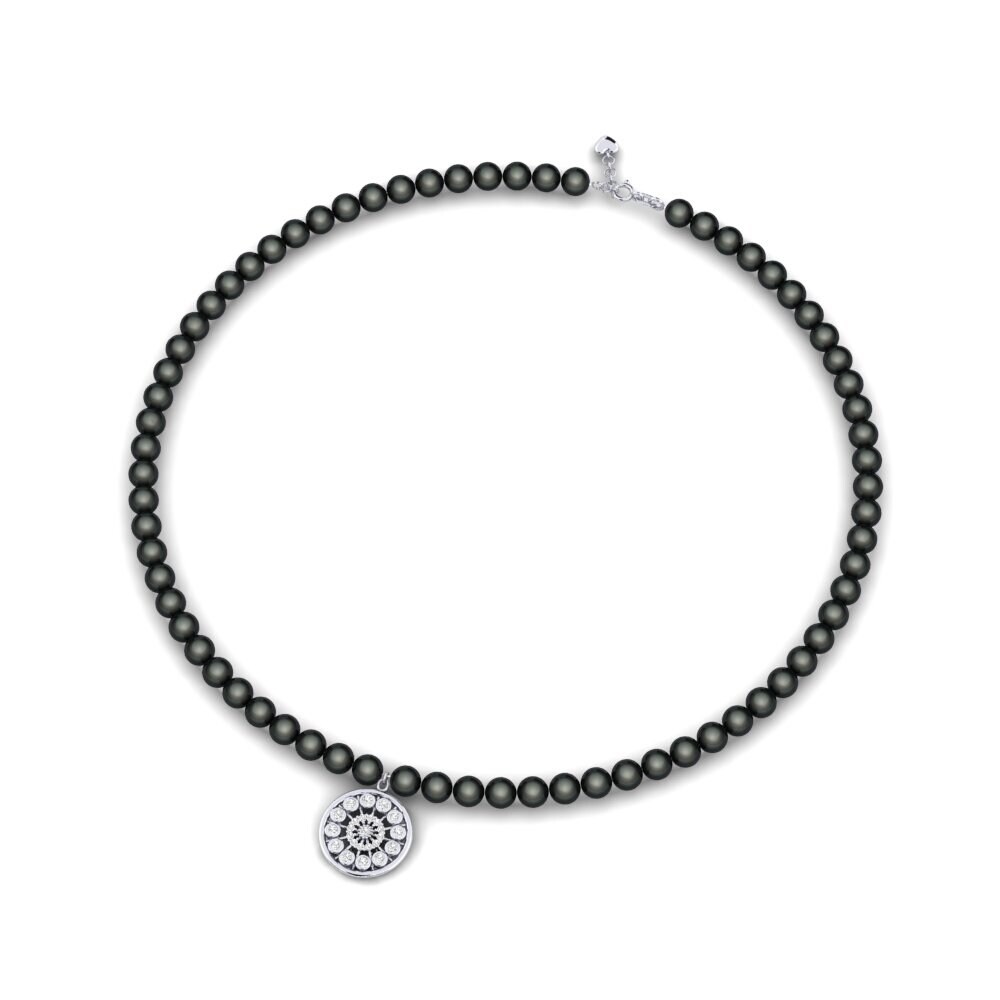 White sapphire Women's Necklace Arcum