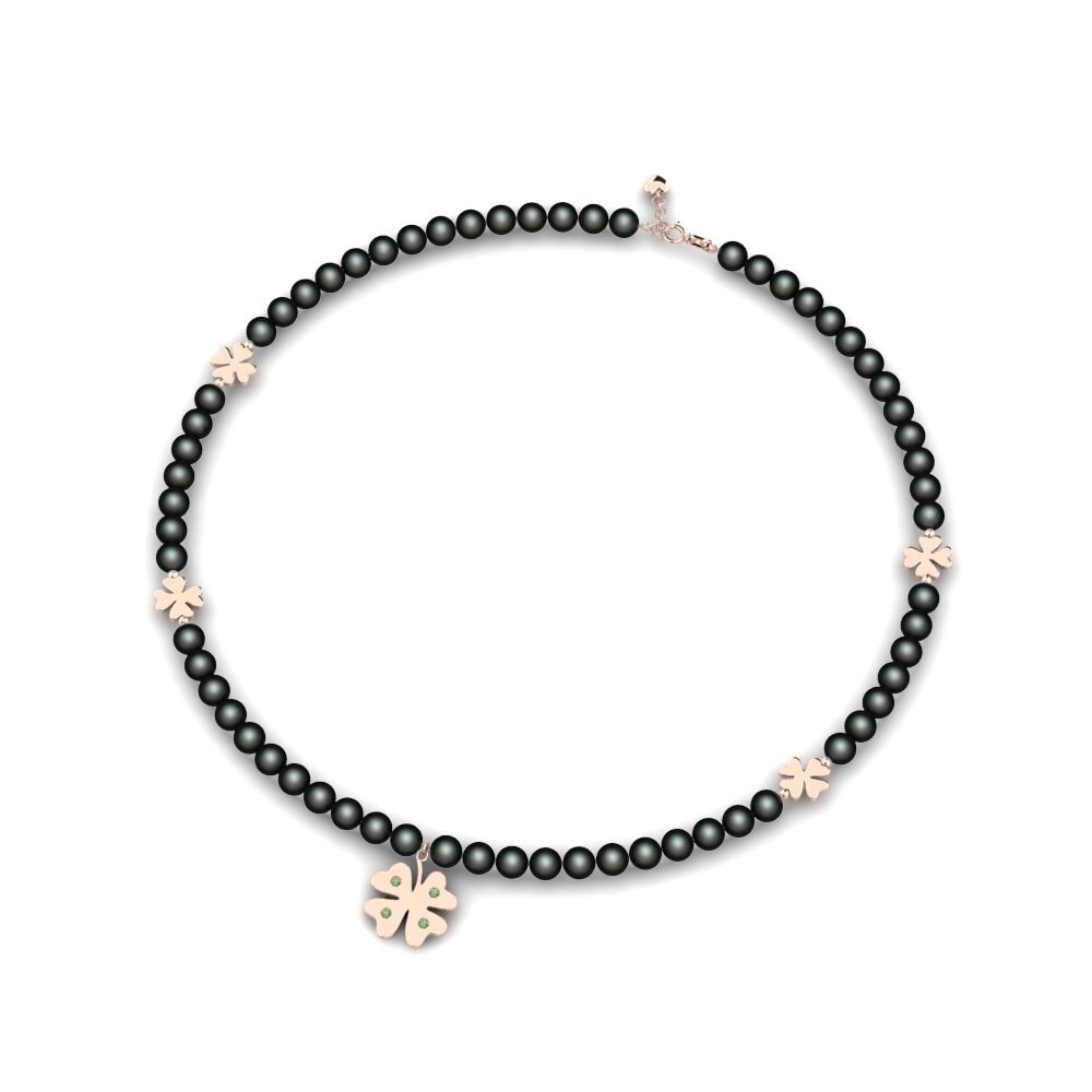 Green Diamond Women's Necklace Asaleit