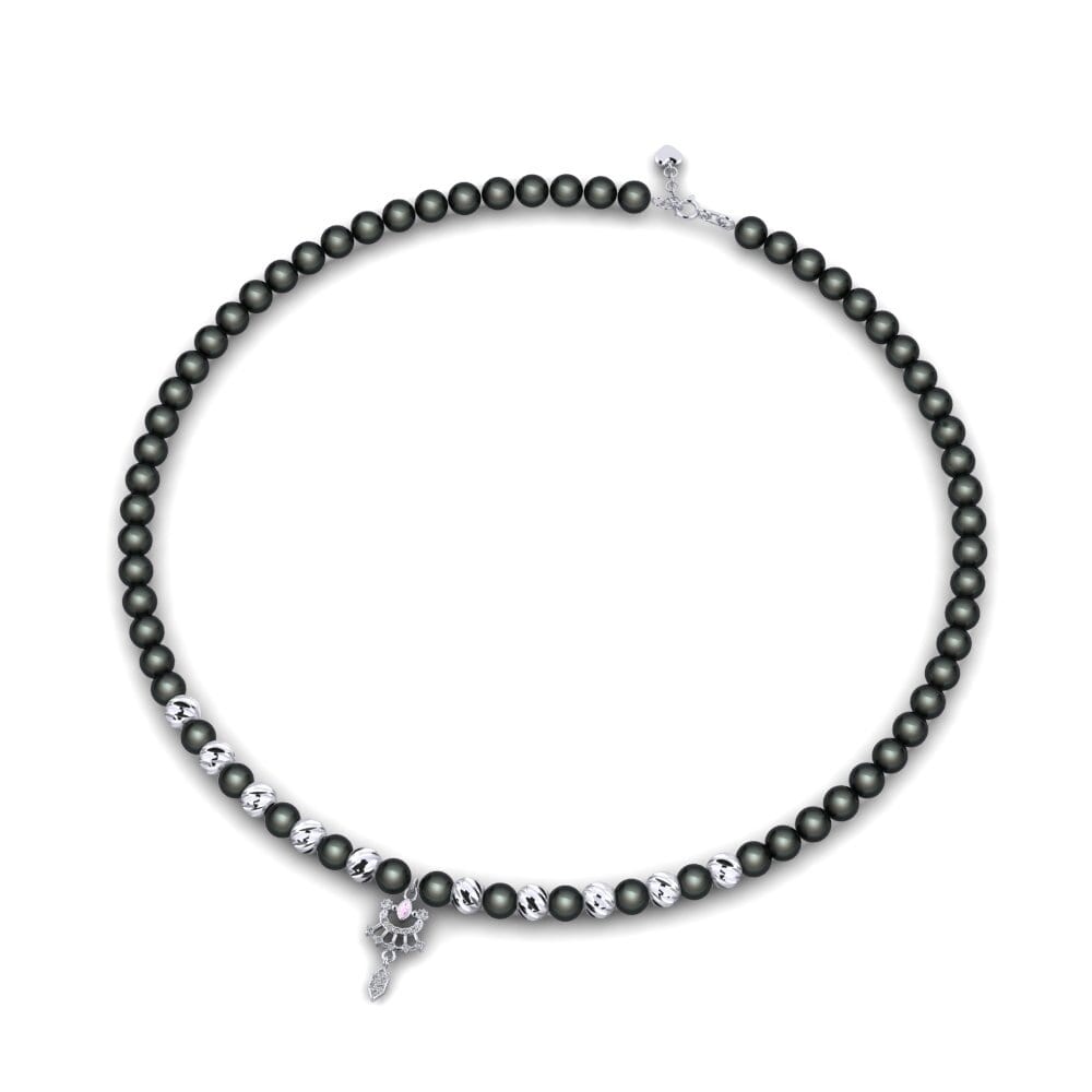 Pink Sapphire Women's Necklace Attempatea