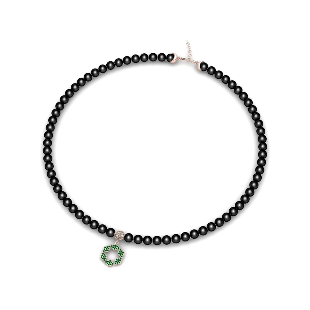 Green Zirconia Women's Necklace Avithe