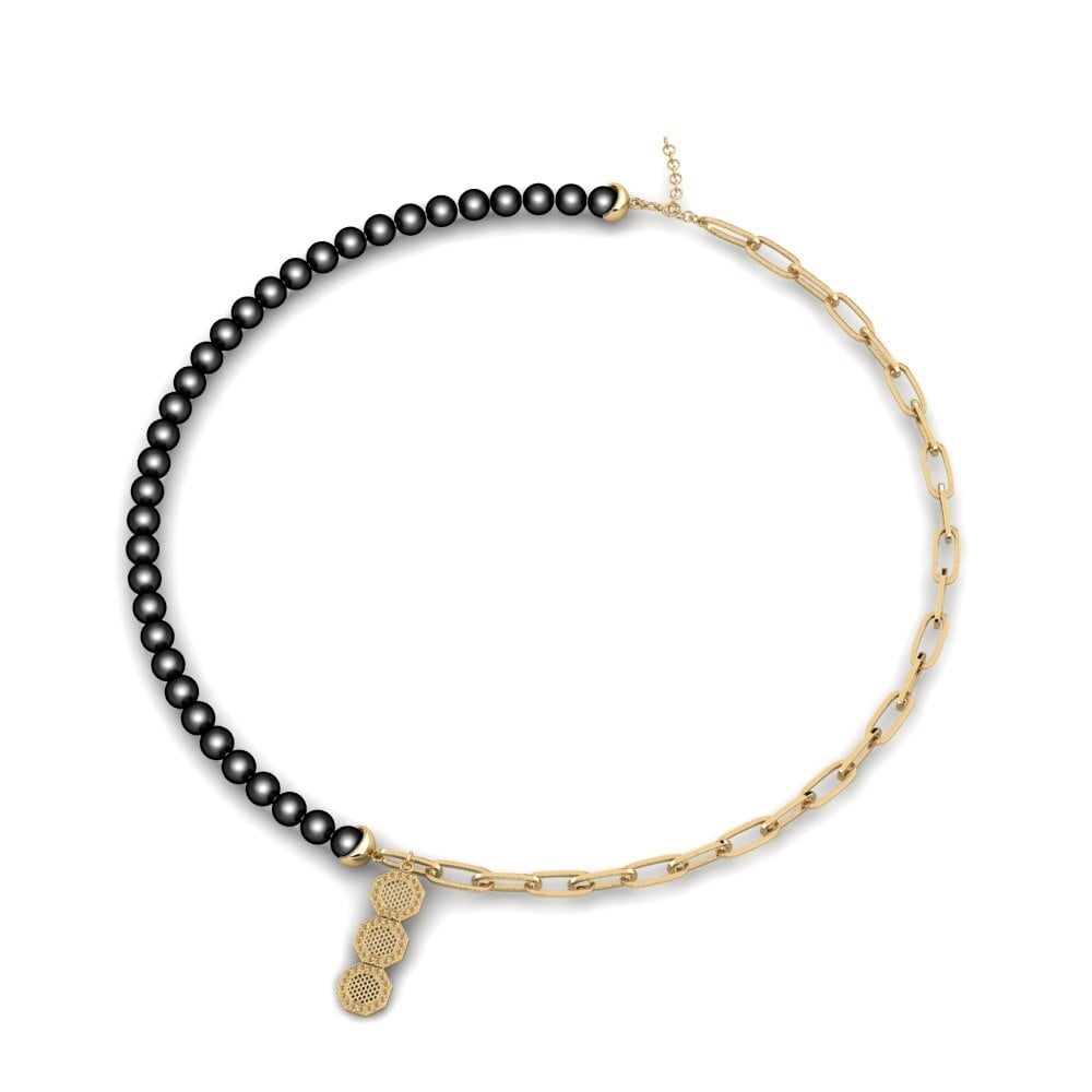 Brauner Diamant Damen halskette Epho