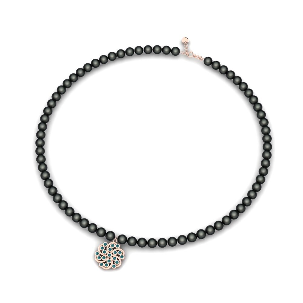 Blue Diamond Women's Necklace Eviound