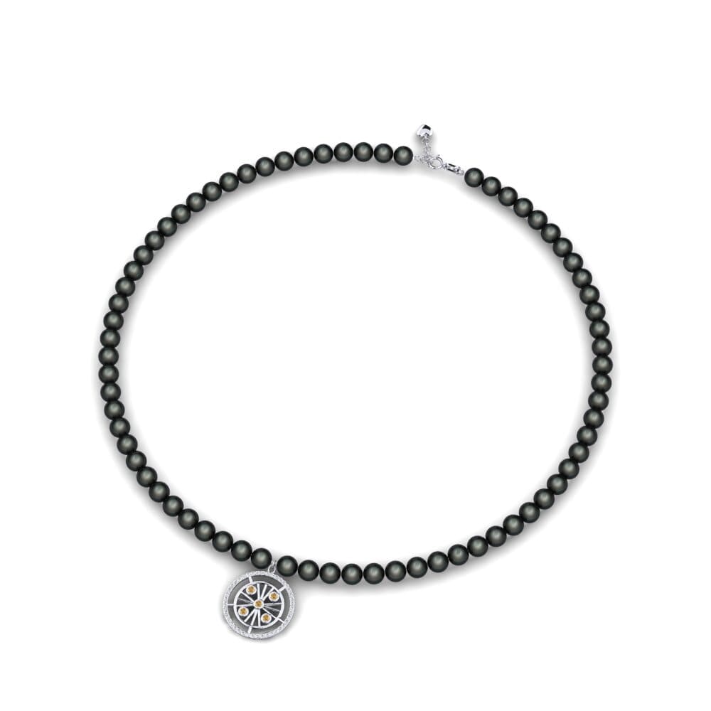 Brauner Diamant Damen halskette Fieneds