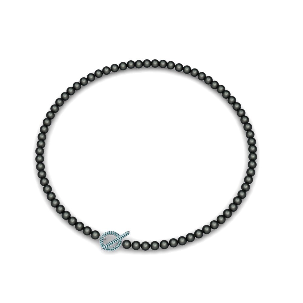 Blue Diamond Women's Necklace Hemina