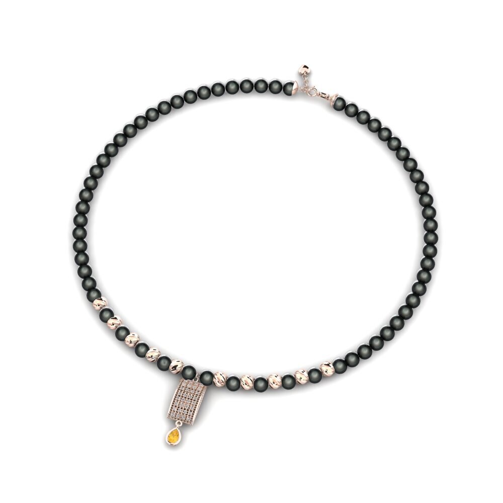Citrine Women's Necklace Ossolo
