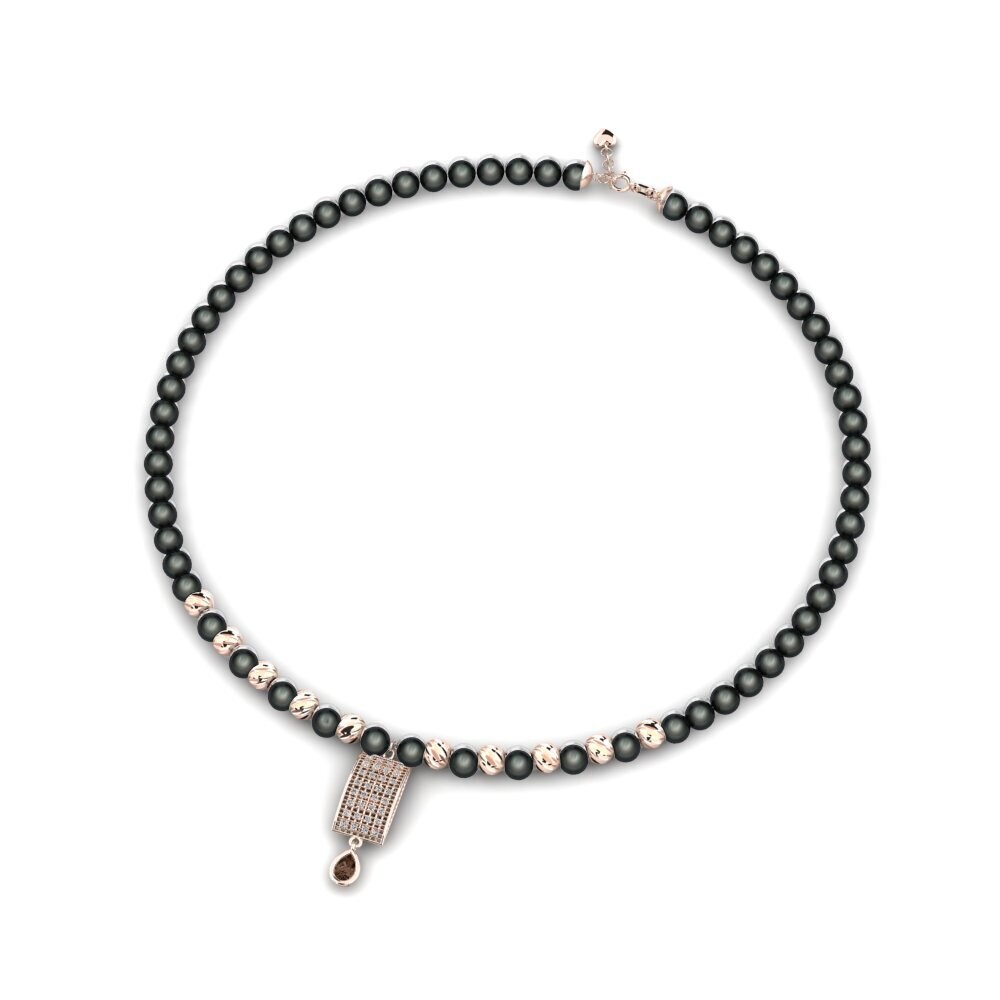 Smoky Quartz Women's Necklace Ossolo