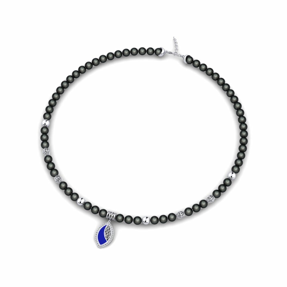 Vàng Trắng 9K Đá Zirconia Dây chuyền nữ Thynch