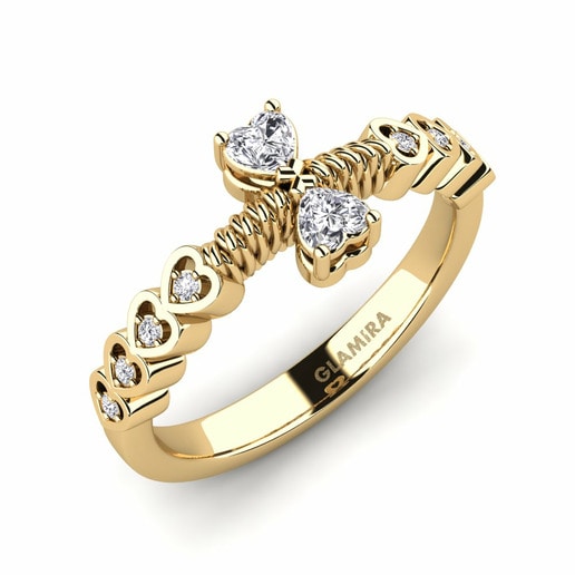 Anillo Nodeles Oro Amarillo 585 & Diamante