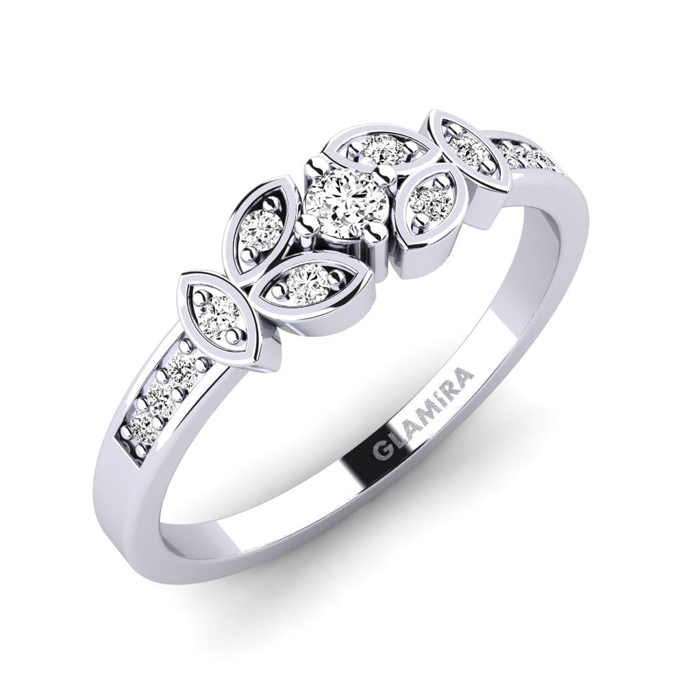 Moissanita Anillo promesa mujer Oxpen