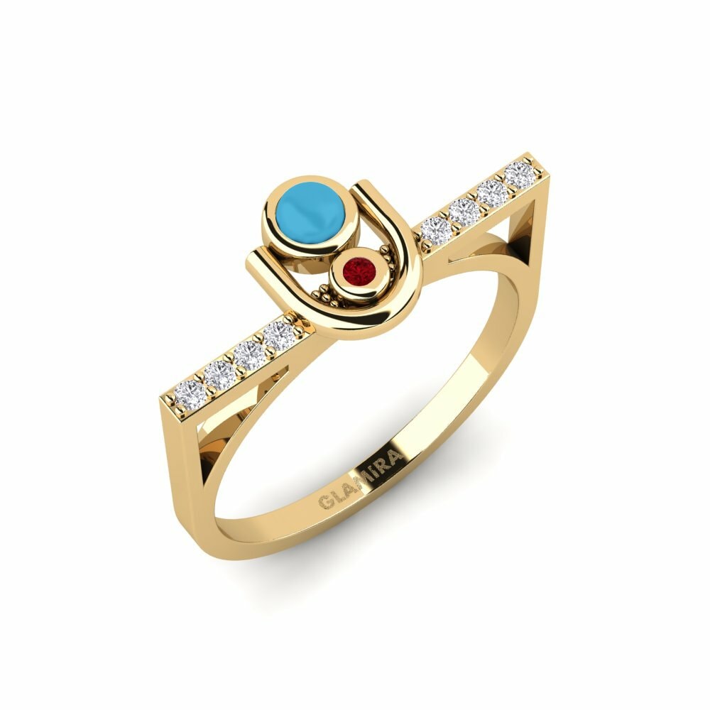 Rode Zirkoon Ringen Casoria