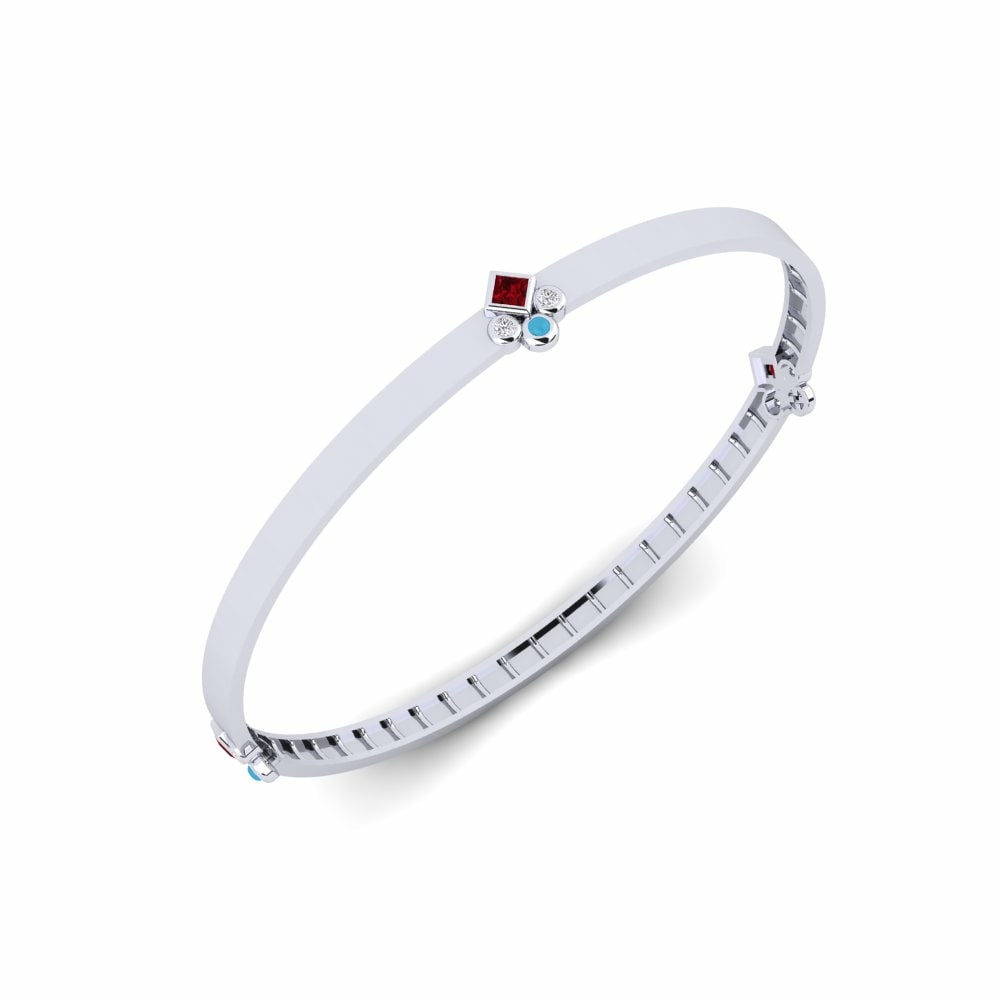 9ct White Gold Women's Bangle Ihulog