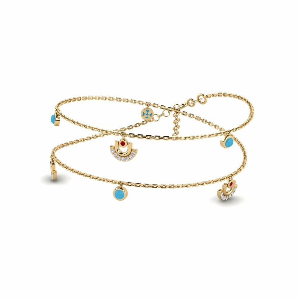Rode Zirkoon Ketting Pomezia
