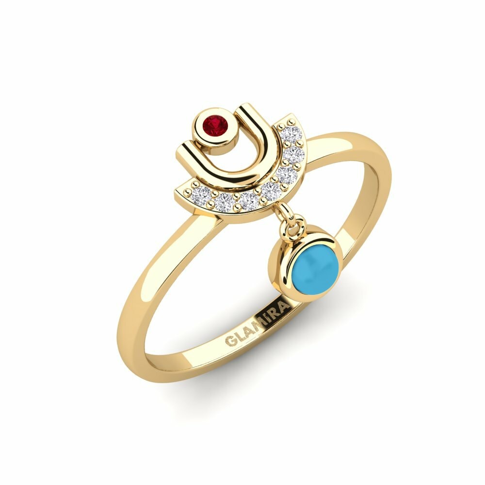 Rode Zirkoon Ringen Teramo