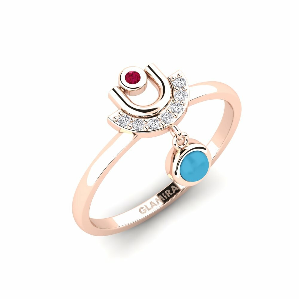 14K Rood Goud Ringen Teramo