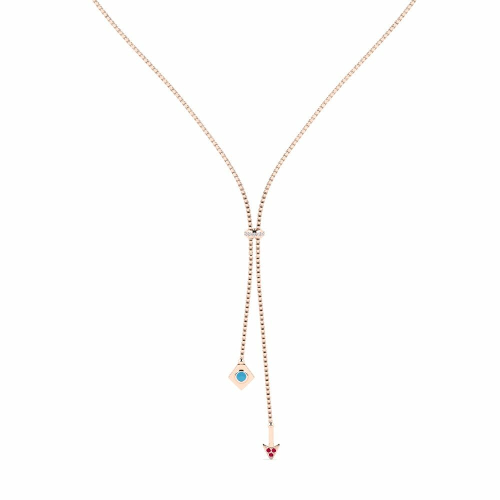 Bolo 18k Rose Gold Women's Necklace Uccam