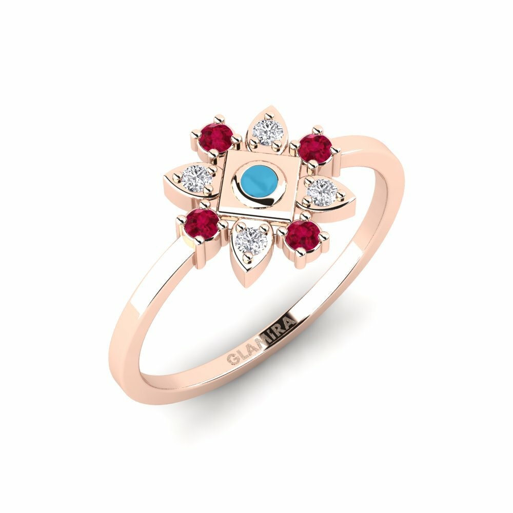 14K Rood Goud Ringen Uvuyo