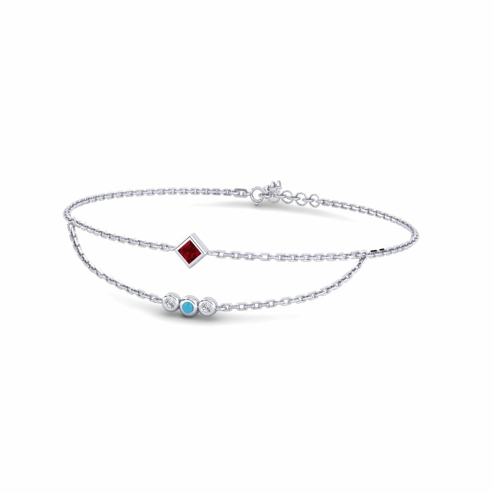 9ct White Gold Women's Bracelet Varegin