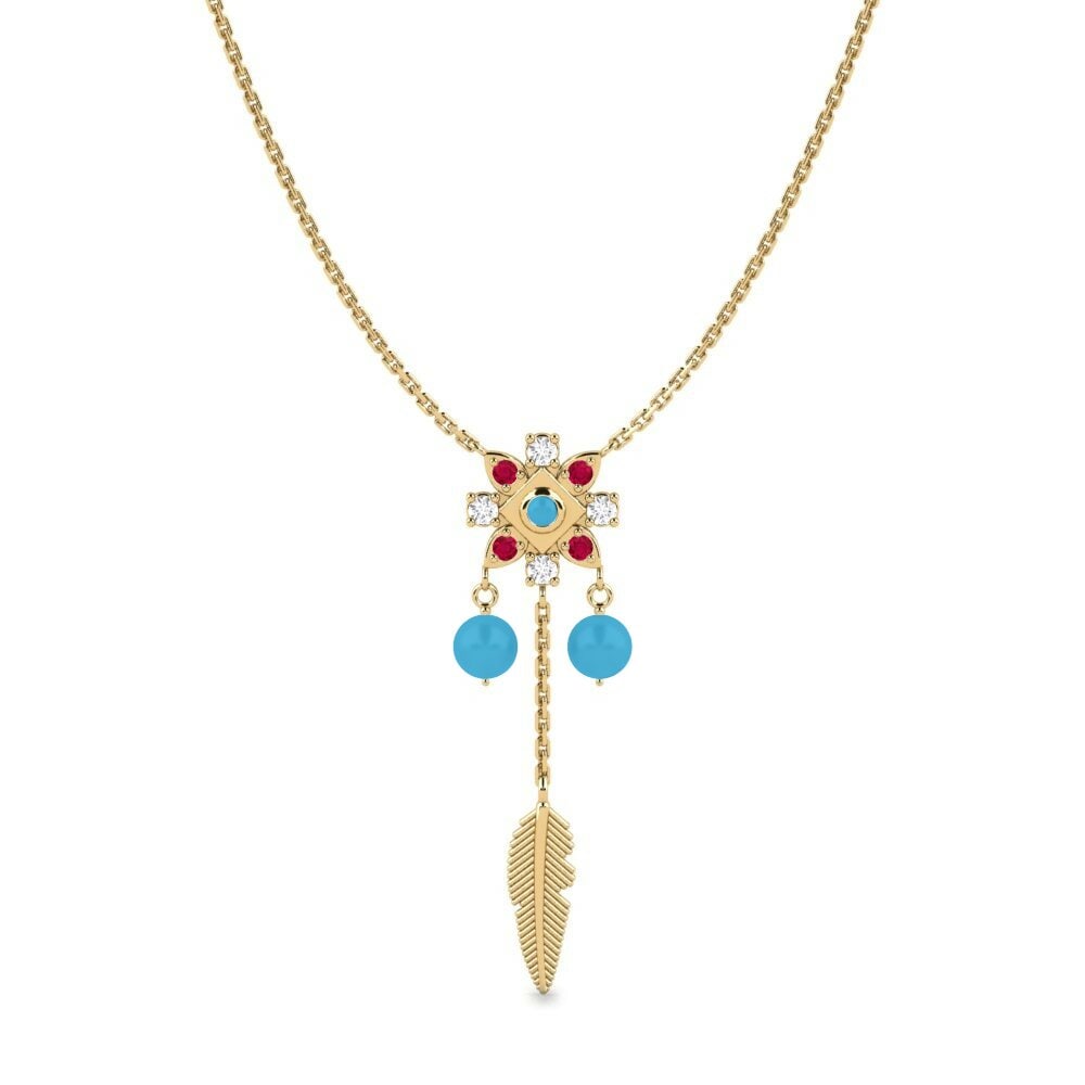 9K Geel Ketting Incamake