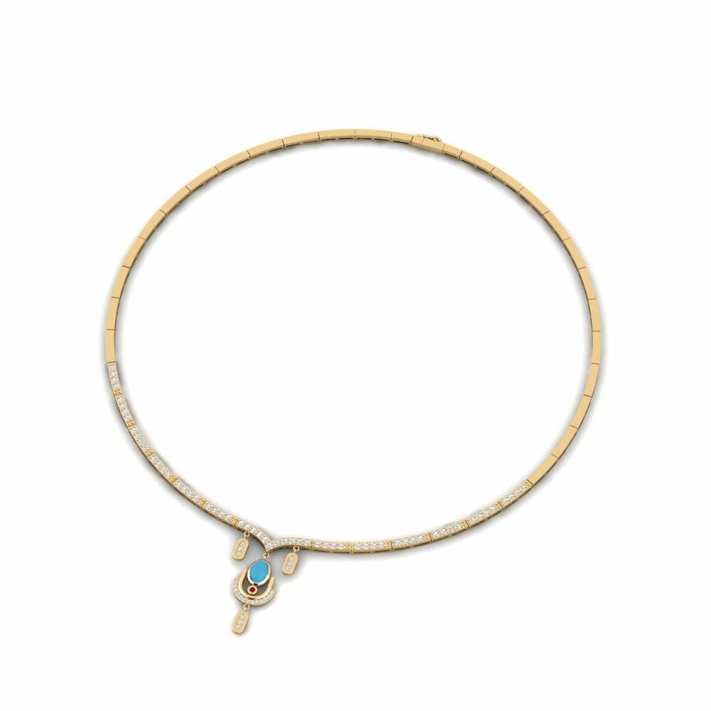 9K Geel Collier Sodicas