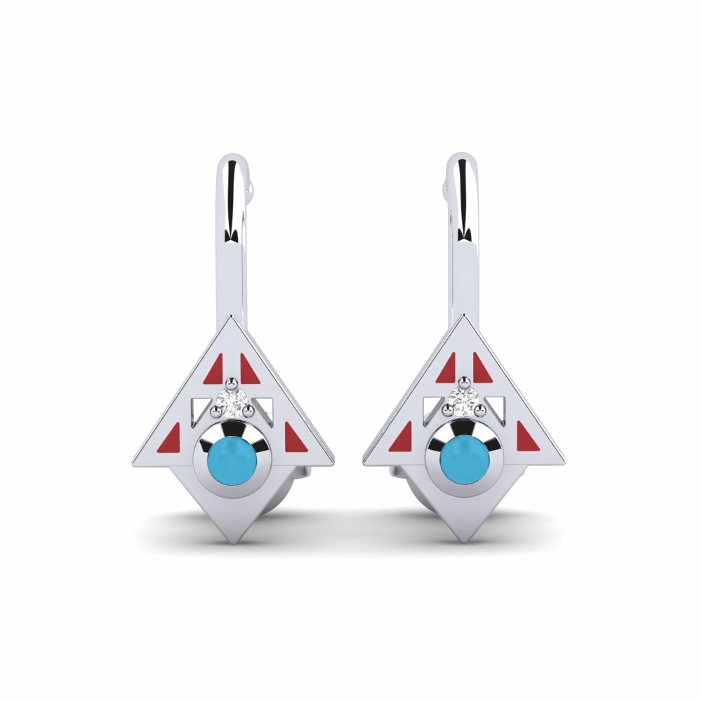 925 Zilver Dames Oorbellen Recreation - A