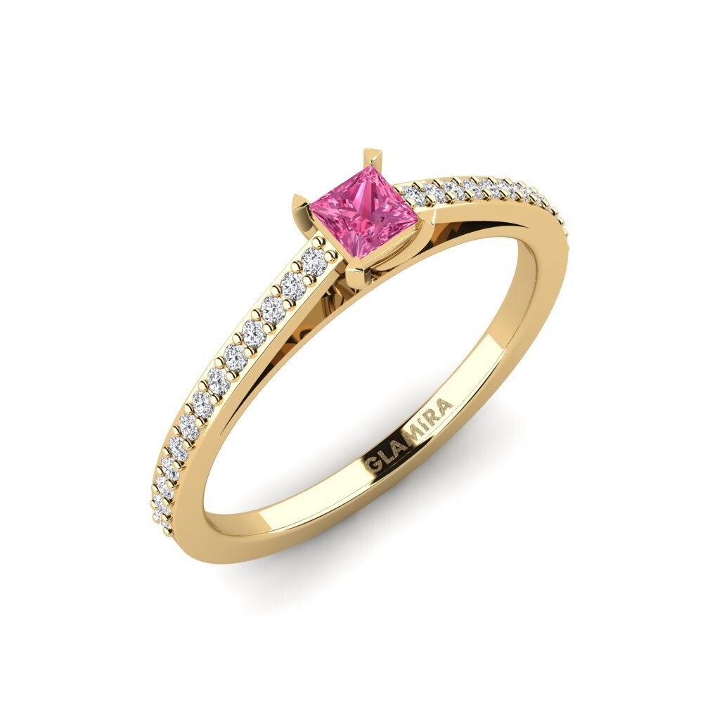 Pink Tourmaline Engagement Ring Azadi