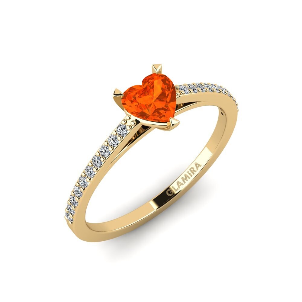 Fire Opal Engagement Ring Blehe