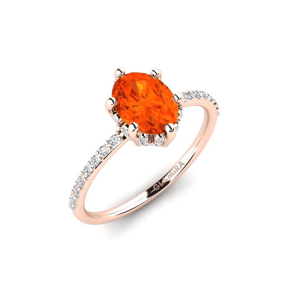 Fire Opal Engagement Ring Firebian