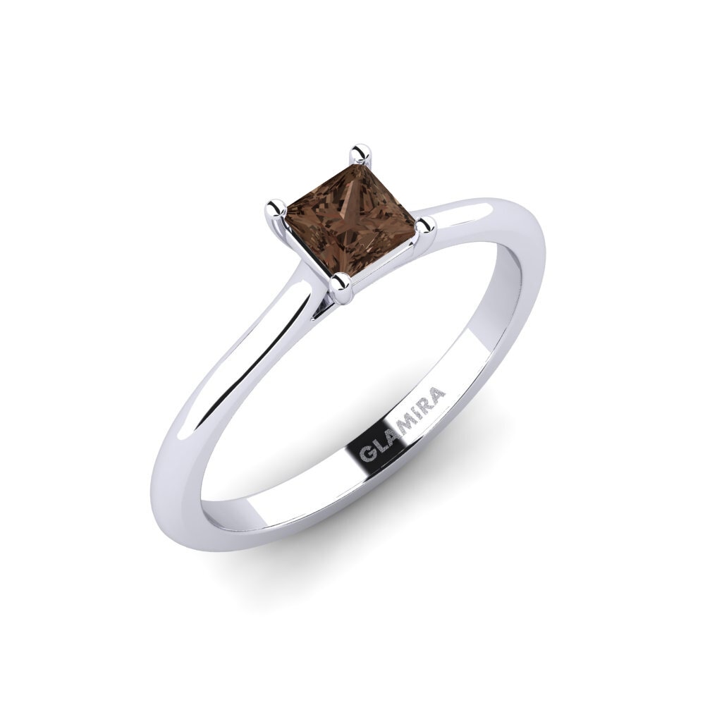 Smoky Quartz Engagement Ring Gamed