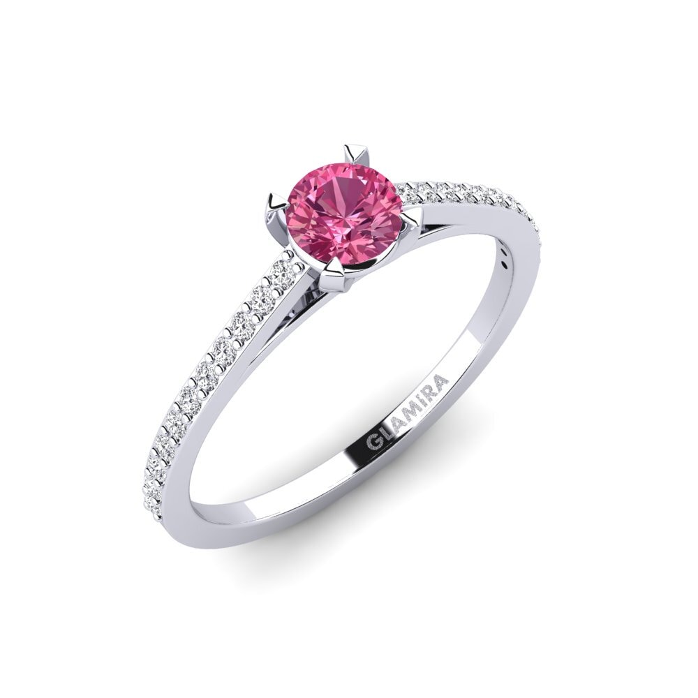 Pink Tourmaline Engagement Ring Roenou