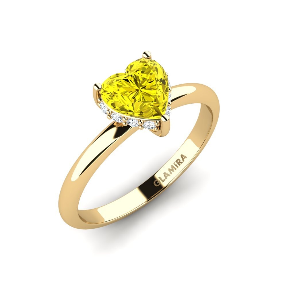 Yellow Diamond Engagement Ring Saiorsa