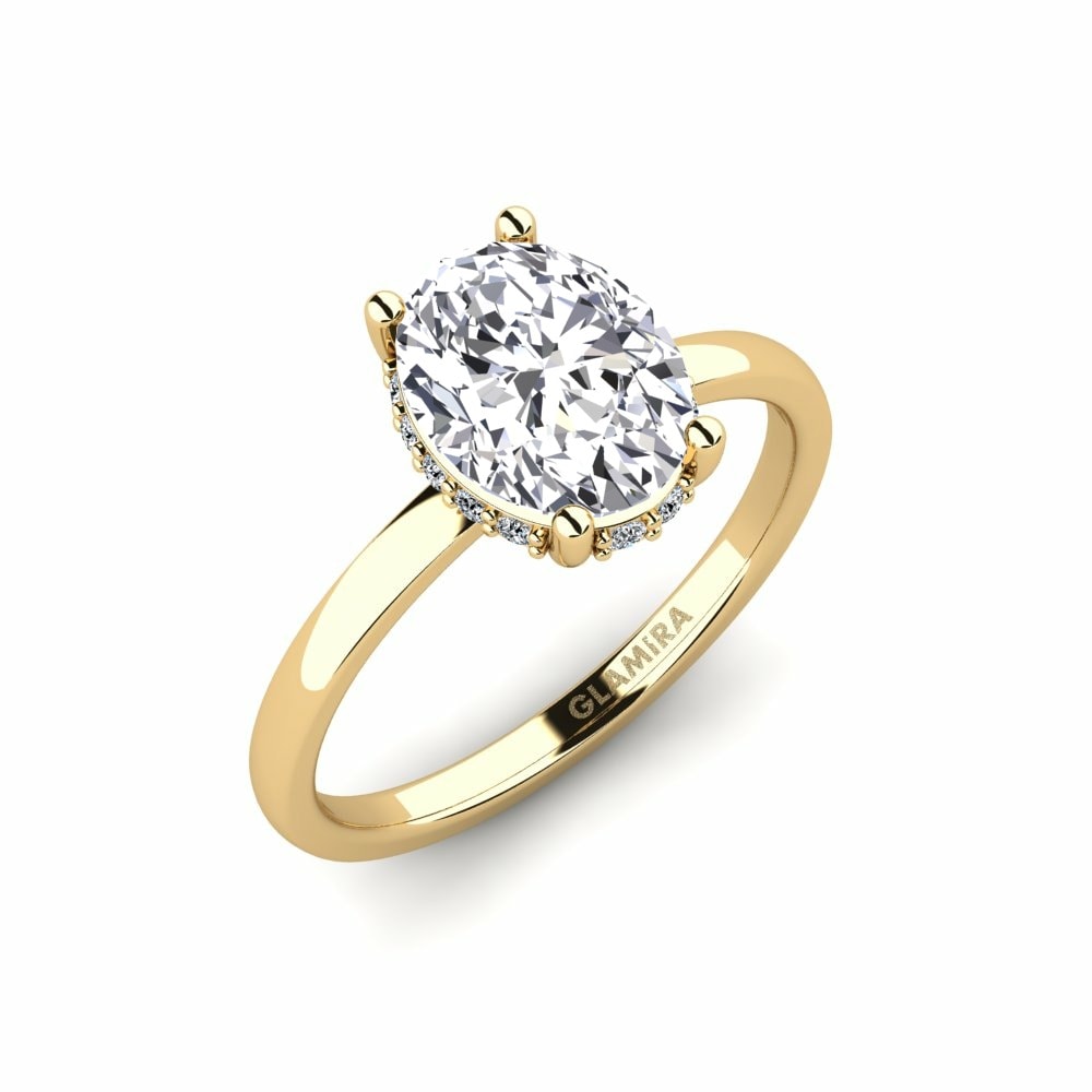 Design Solitaire Engagement Rings Sipnyo 585 Yellow Gold Lab Grown Diamond