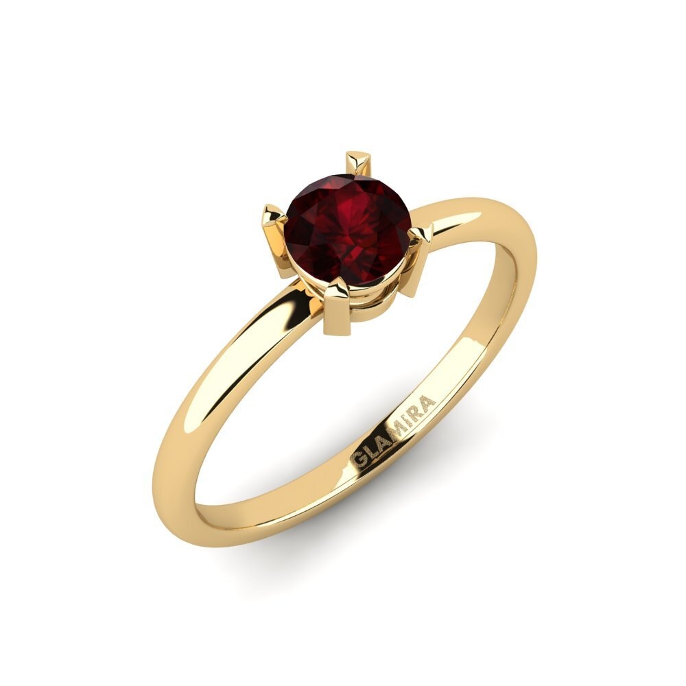 Garnet Engagement Ring Sora