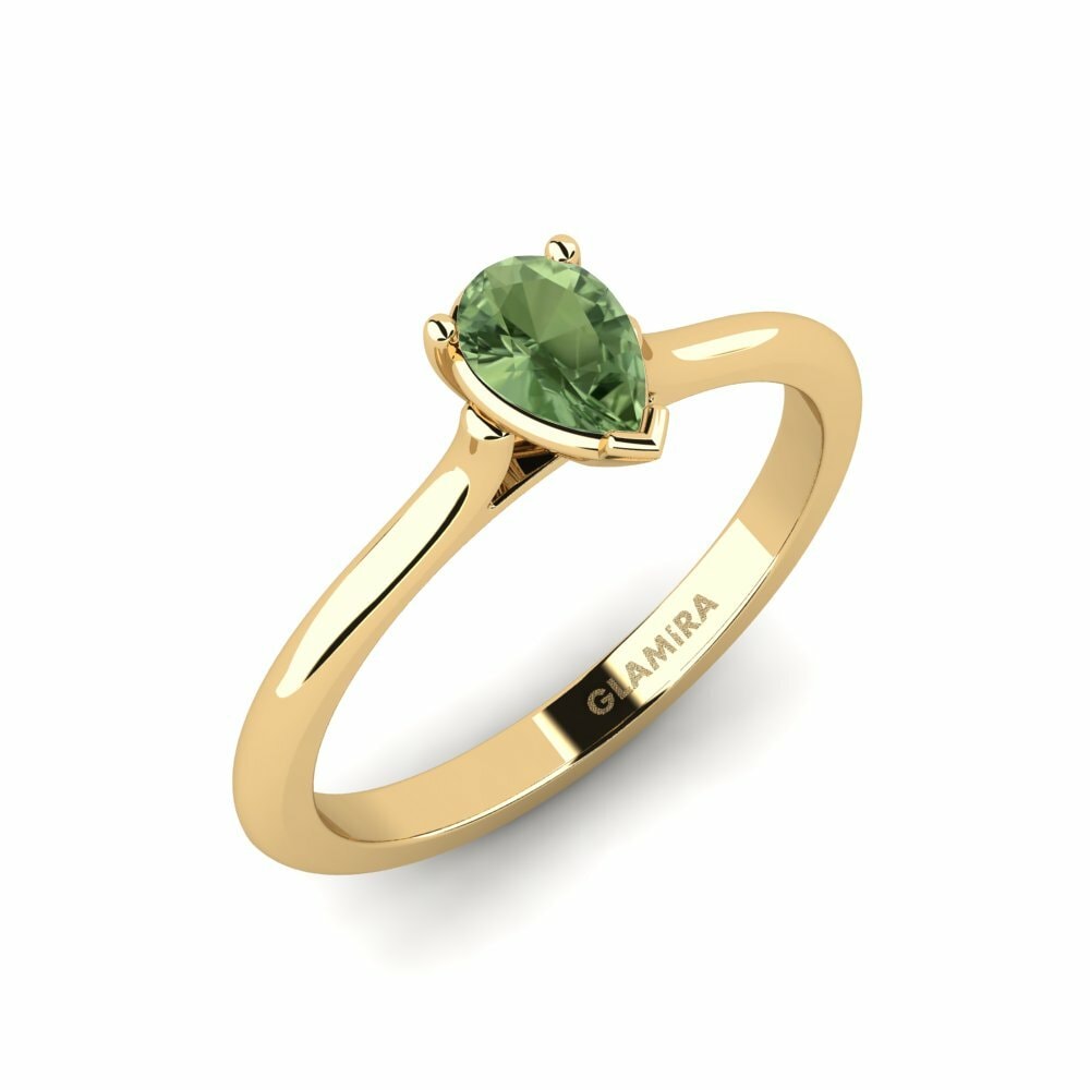 Anillo de compromiso Sualst Zafiro Verde