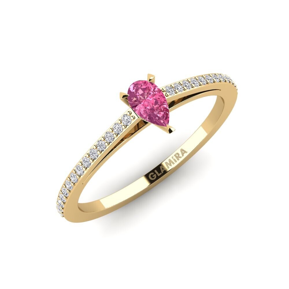 Pink Tourmaline Engagement Ring Zaney