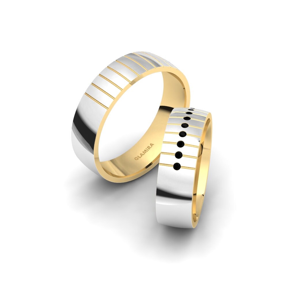 Black Onyx Wedding Ring Winsome Charm 6 mm