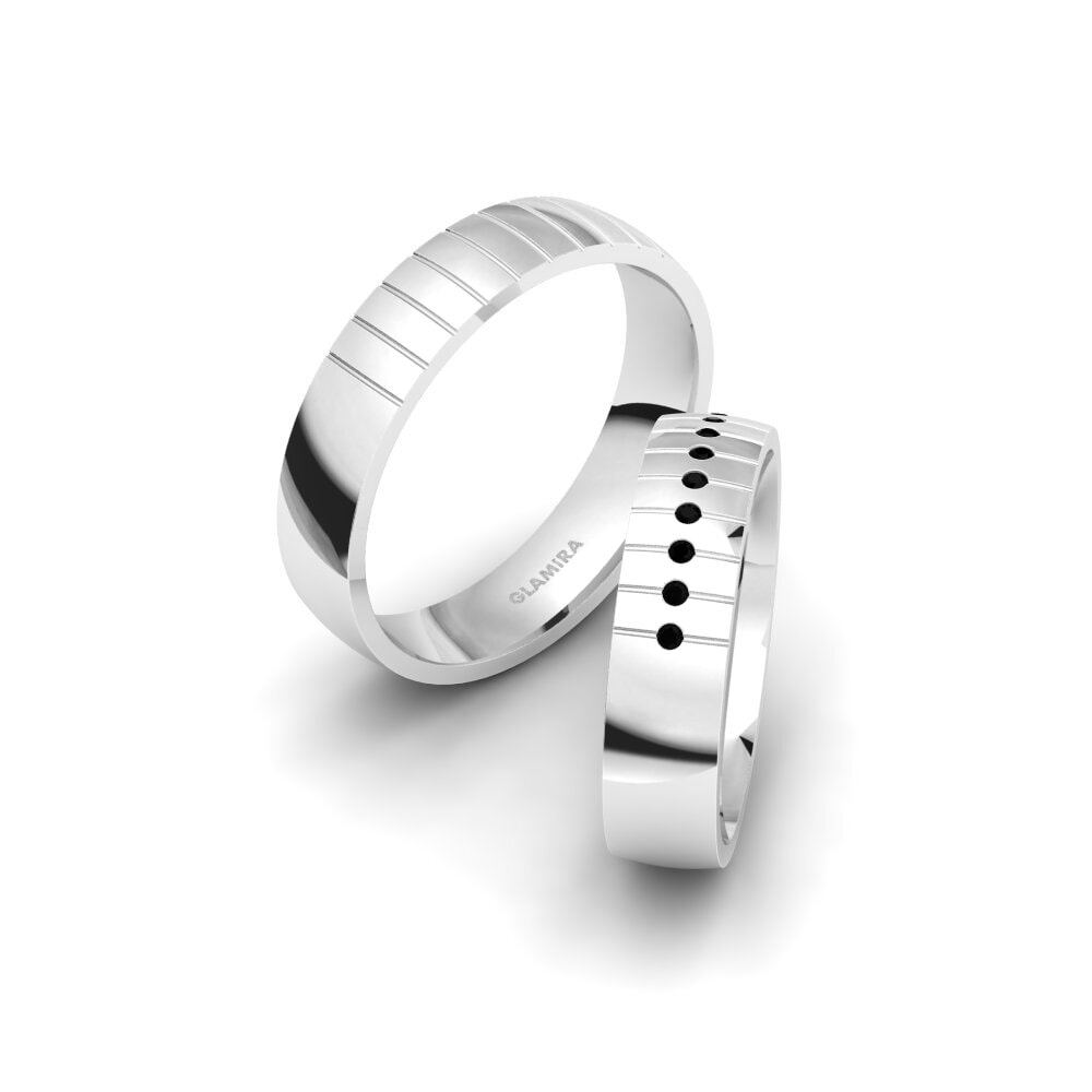 Black Diamond Wedding Ring Winsome Charm 5 mm