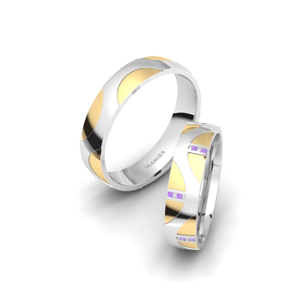 紫水晶 結婚戒指 Winsome Sign 5 mm
