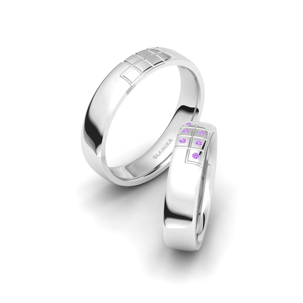 紫水晶 結婚戒指 Spectacular Moncher 5 mm