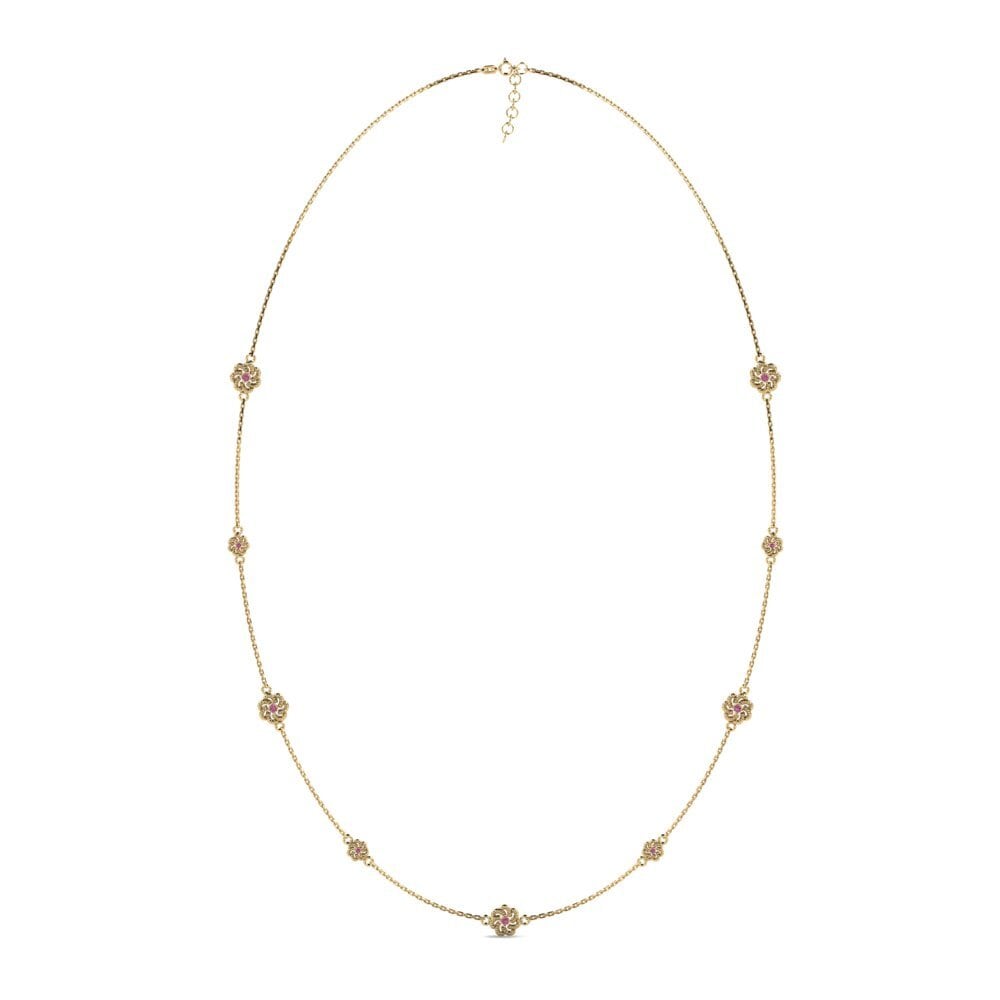 Rhodolite Garnet Women's Necklace Aouncha