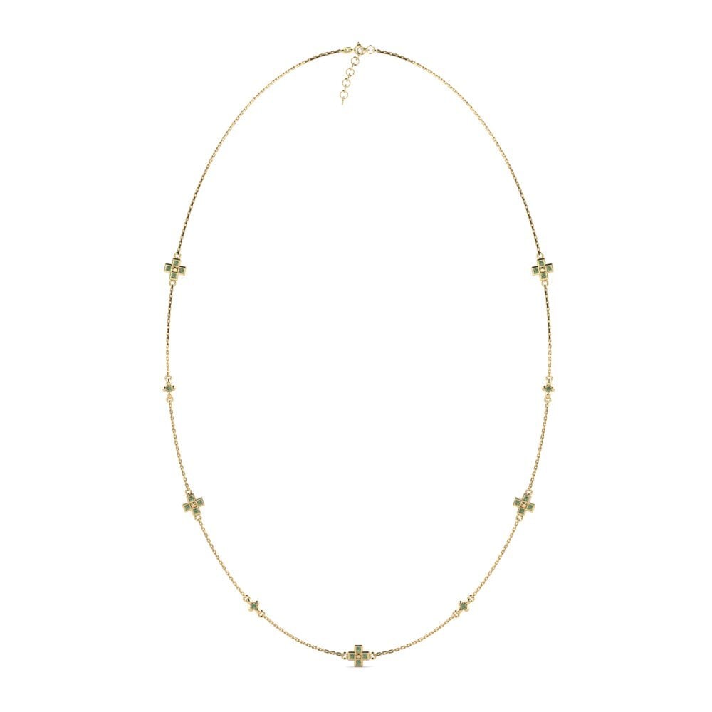 Green Diamond Women's Necklace Cealda