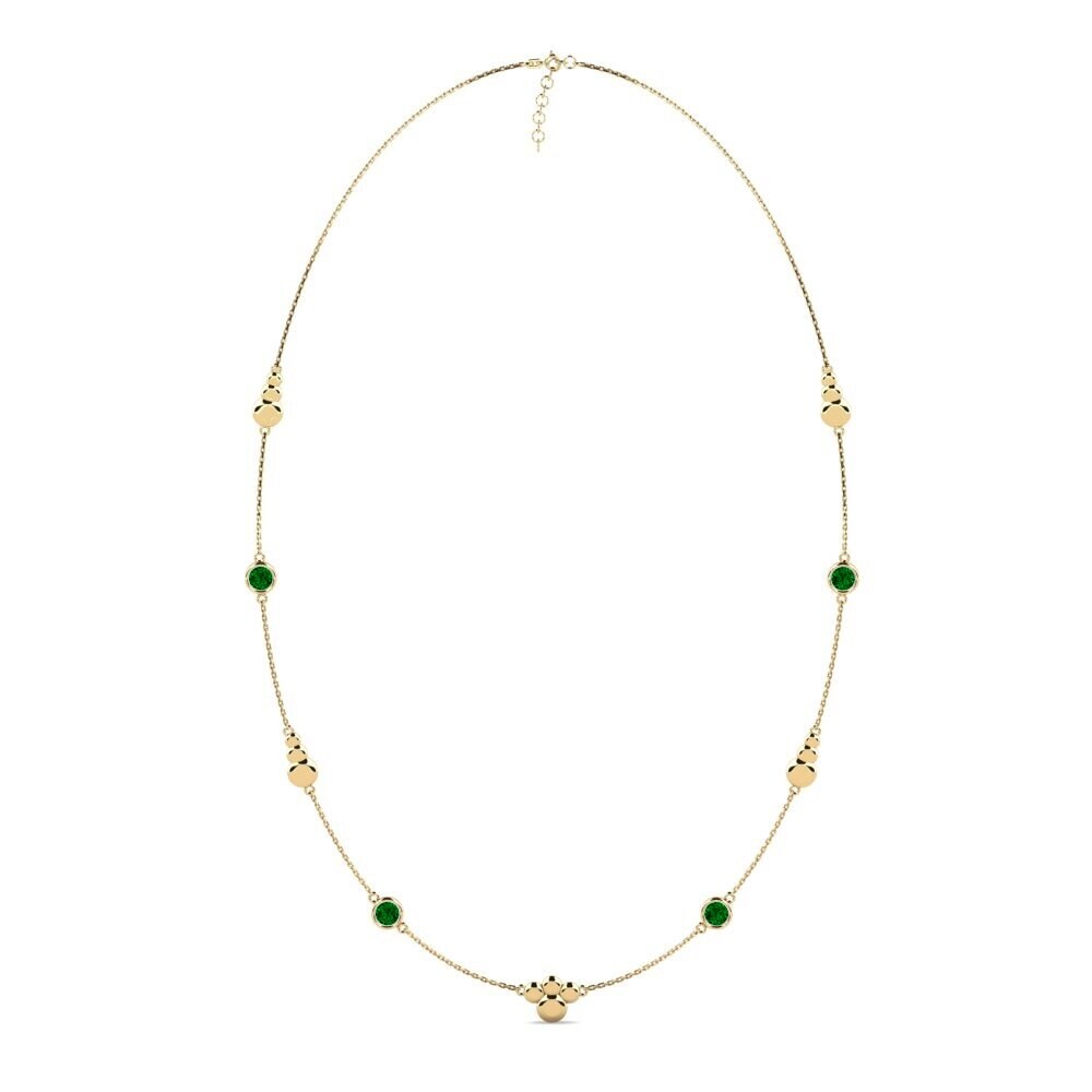 Green Zirconia Women's Necklace Chanbaek