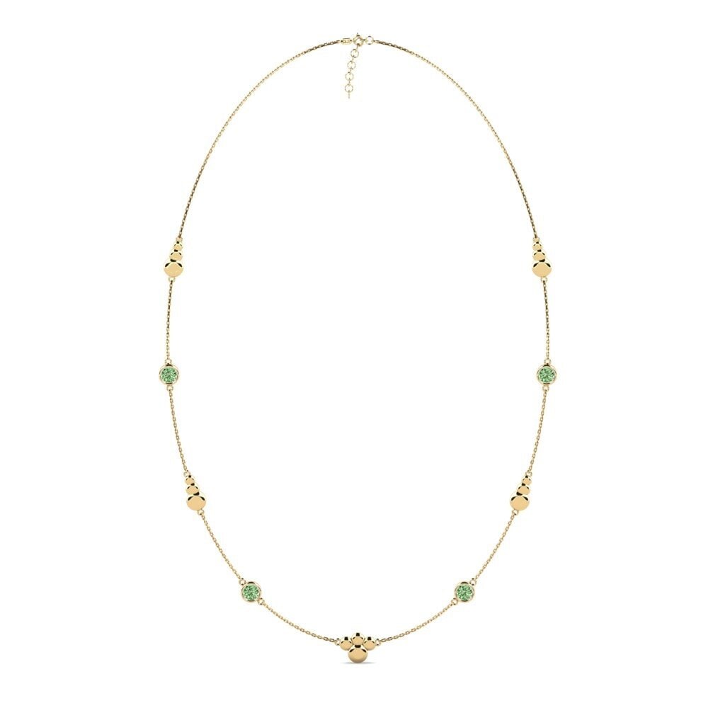 Green Diamond Women's Necklace Chanbaek
