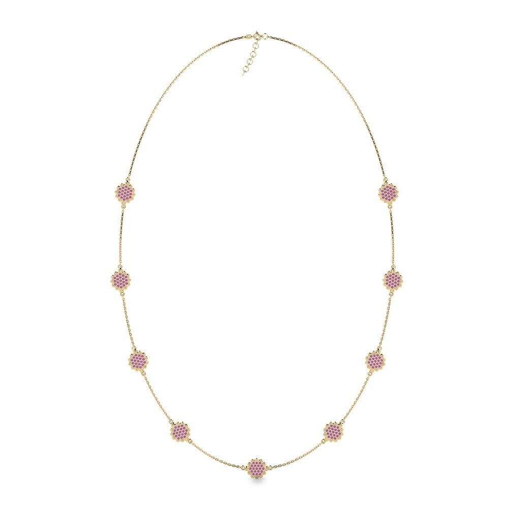 Rhodolite Garnet Women's Necklace Eofonge