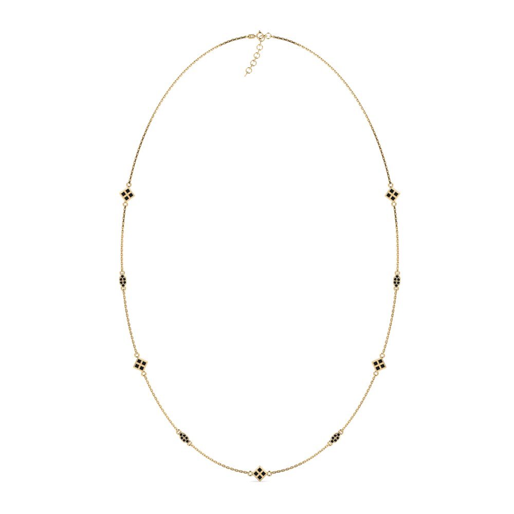 Mixed Black Onyx Necklace Estefra