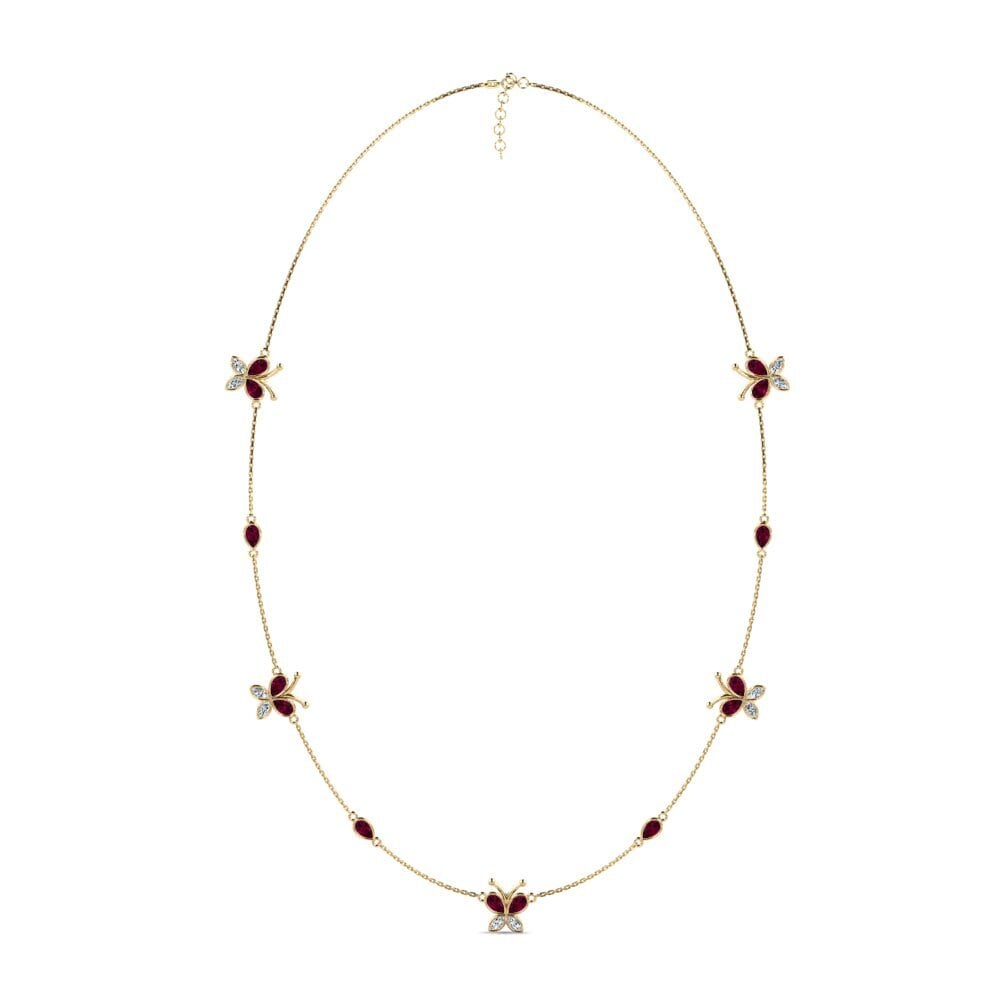 Rhodolite Garnet Women's Necklace Eunhae