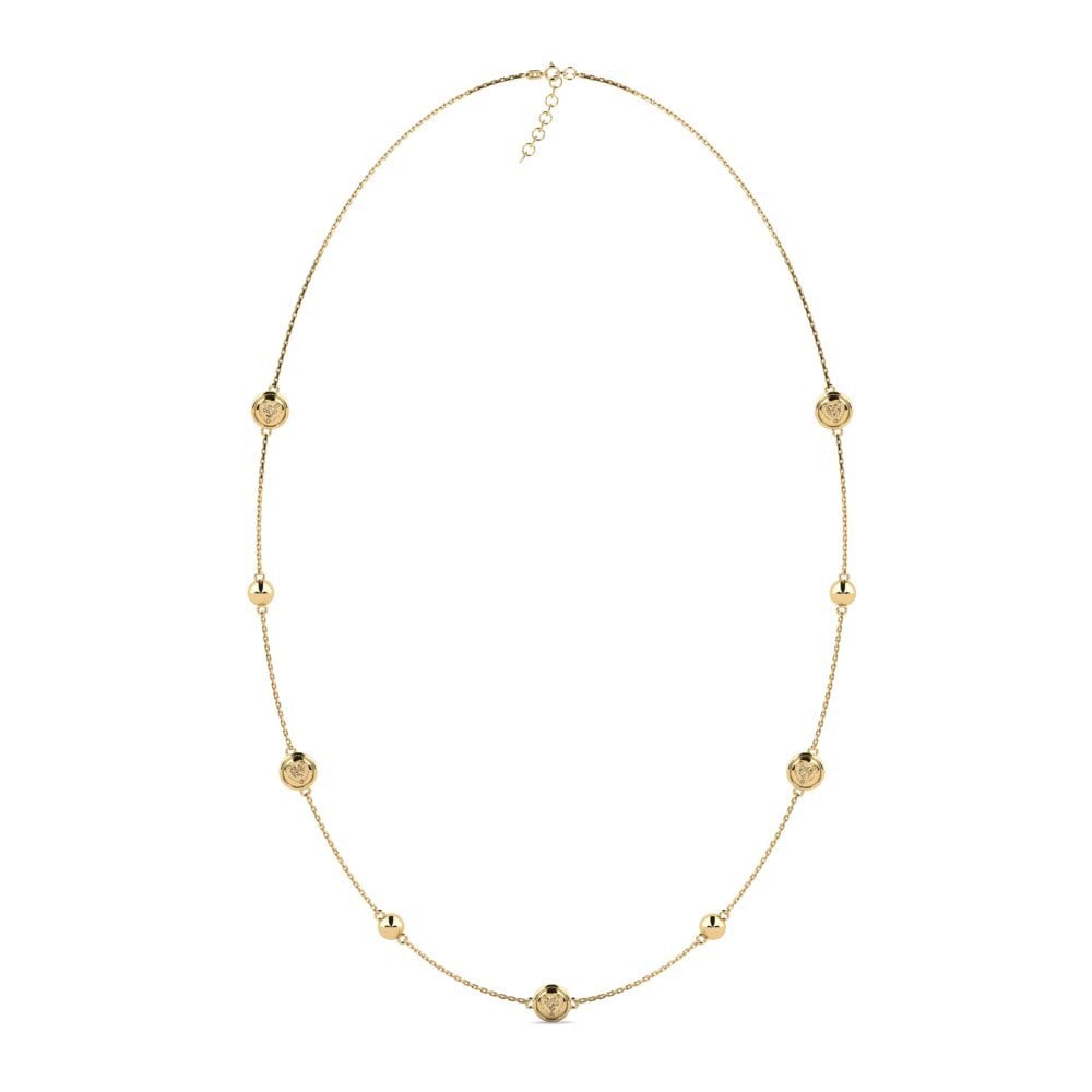 Brown Diamond Women's Necklace Gdengan