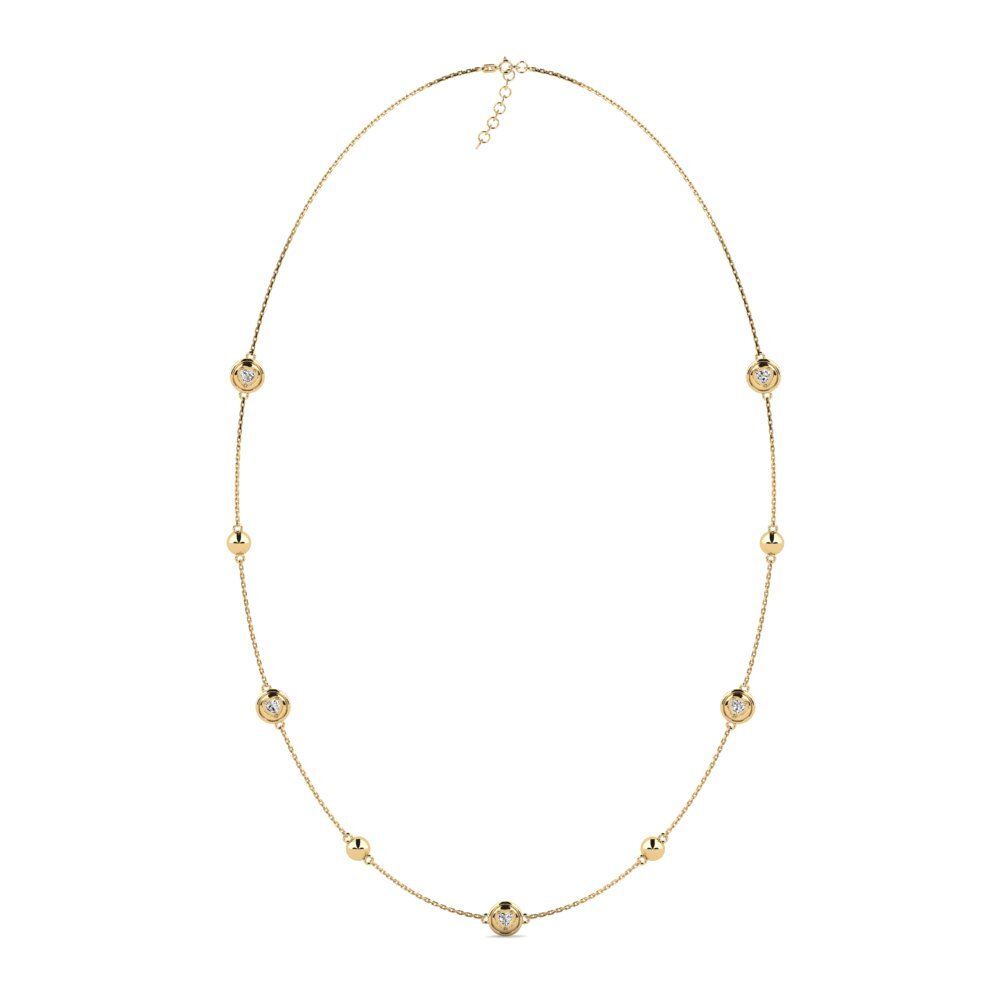Trái Tim Đá Moissanite Dây chuyền nữ Gdengan