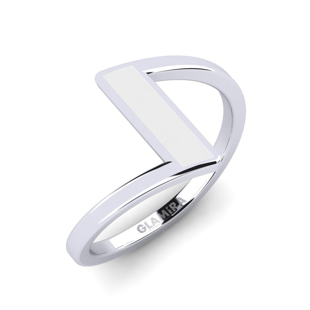 Weißgold 585 Pinker Ring Aton